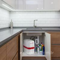 Stratos Su Arıtma Cihazı | 5 Aşamalı Filtre + Metal Tank | Ev İçin