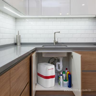 Stratos Su Arıtma Cihazı | 5 Aşamalı Filtre + Metal Tank | Ev İçin